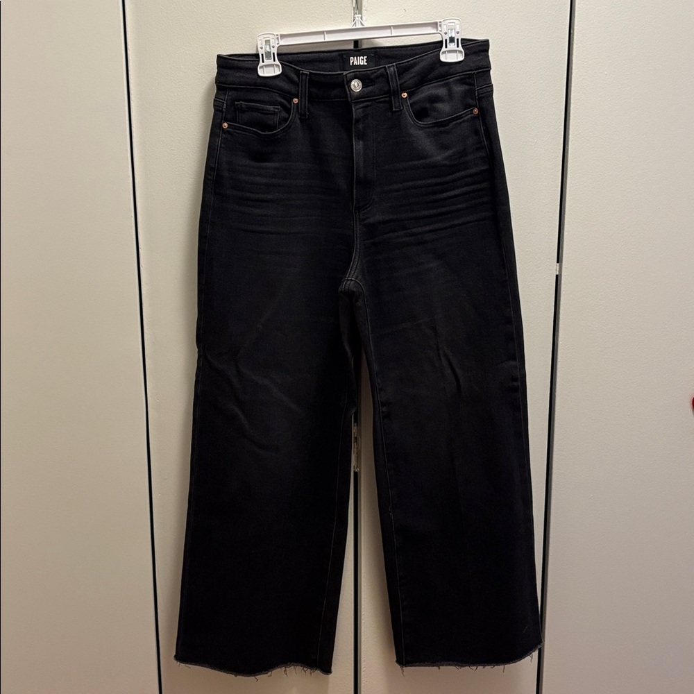PAIGE Womens Washed black Jeans